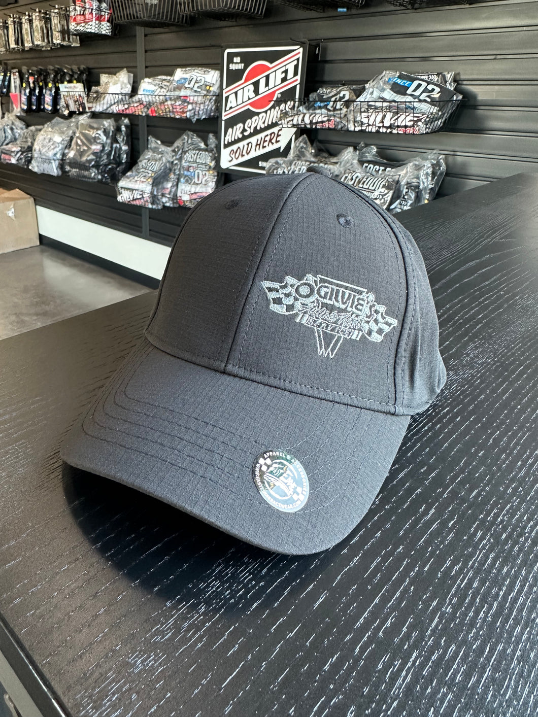 Ogilvie's Auto Black Offset Logo – Stretch Hat