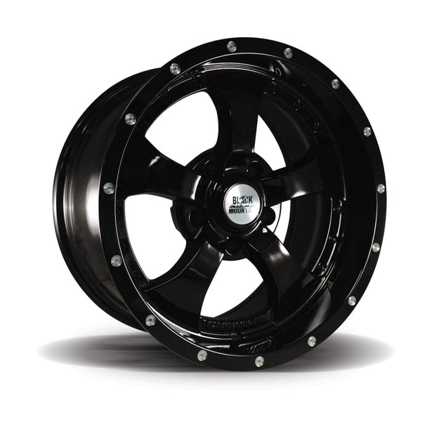 Black Mountain Gloss Black Alloy Wheel 17X9